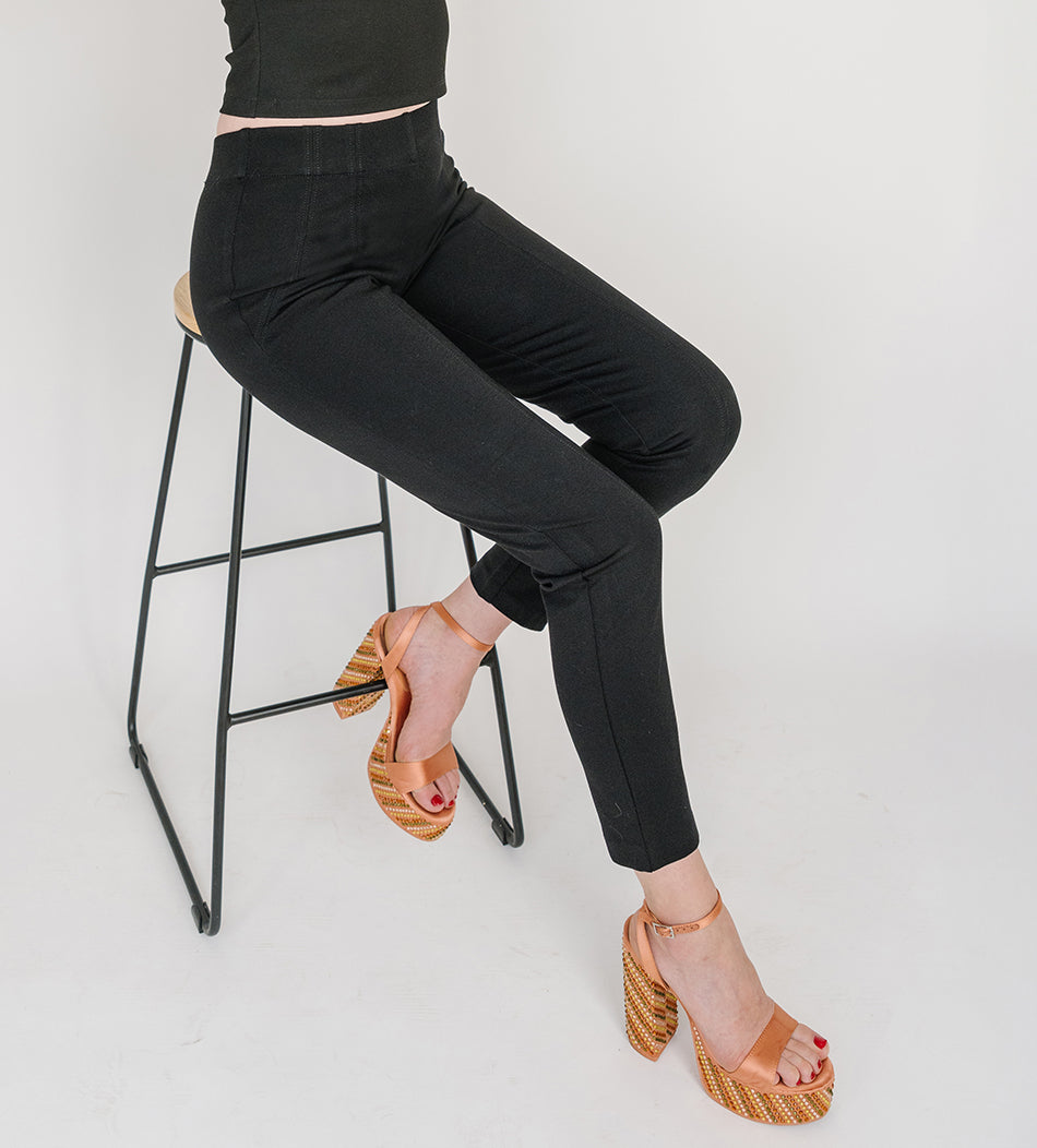 Jena Slim Fit Ponte Pants